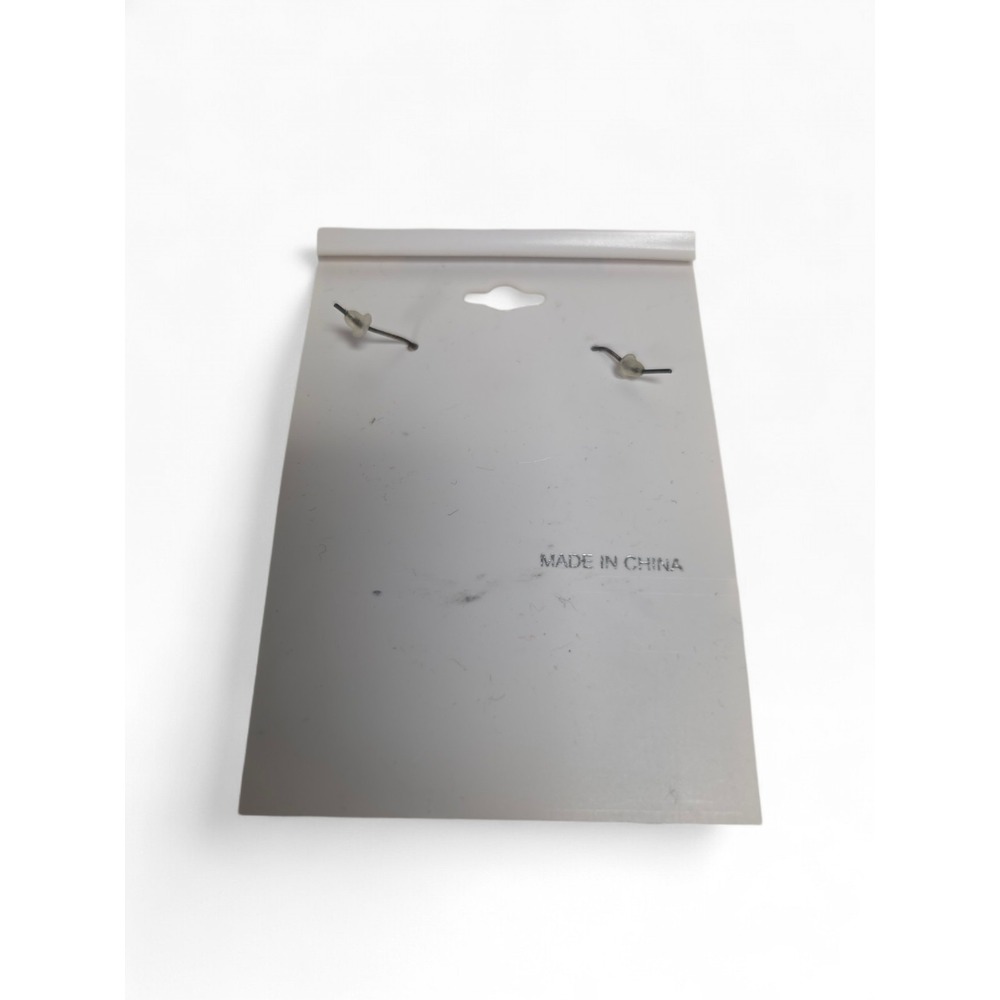 Vintage Style Star Dangle Earrings Hammered Metal Statement Boho Large 2 1/2" - Picture 2 of 4